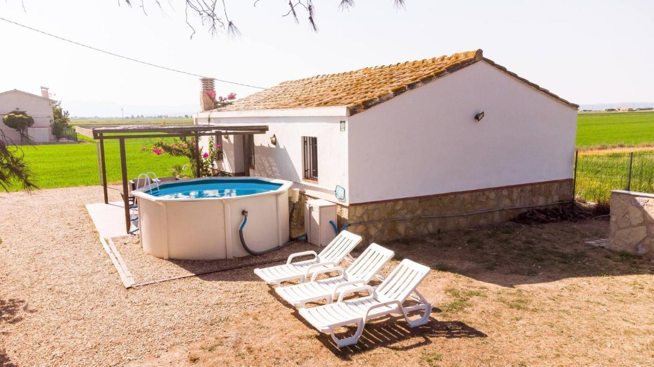Quet - Casa Rural Con Piscina Privada En El Delta Del Ebro - Deltavacaciones Deltebre Ngoại thất bức ảnh